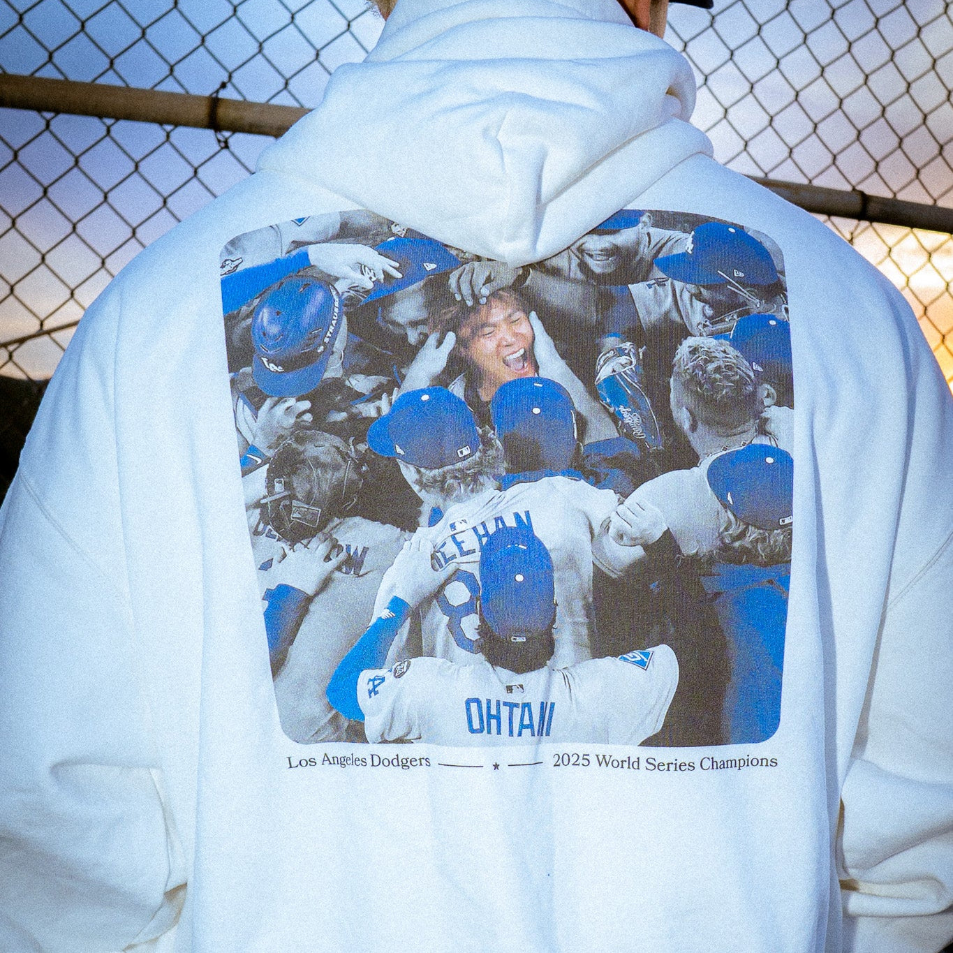 "LA WORLD SERIES" Embroidered Boxy Hoodie