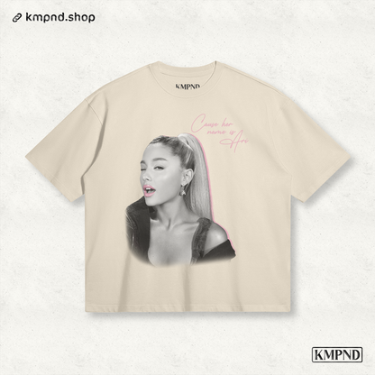 "ARI THANK U" Boxy Shirt