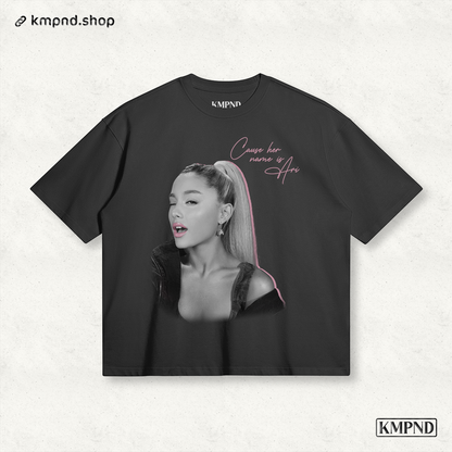 "ARI THANK U" Boxy Shirt