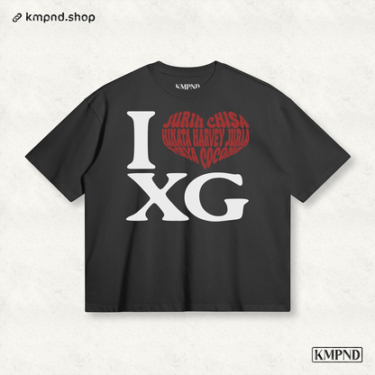 "I ❤️ XG" Boxy Shirt