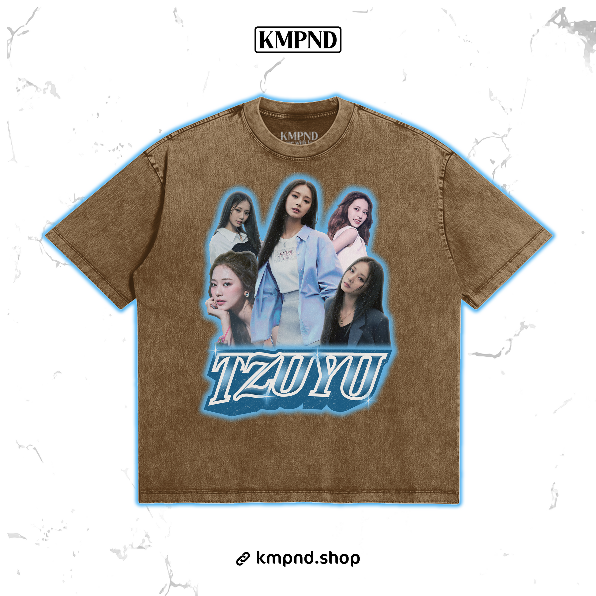 新品未開封 TWICE ツアー Tシャツ TZUYU Mサイズ ③ Brown_7a66a774-a799-4fc6-9d6d-