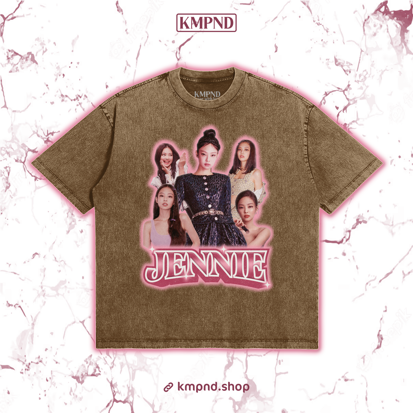 "JENNIE" [PINK] Vintage Shirt