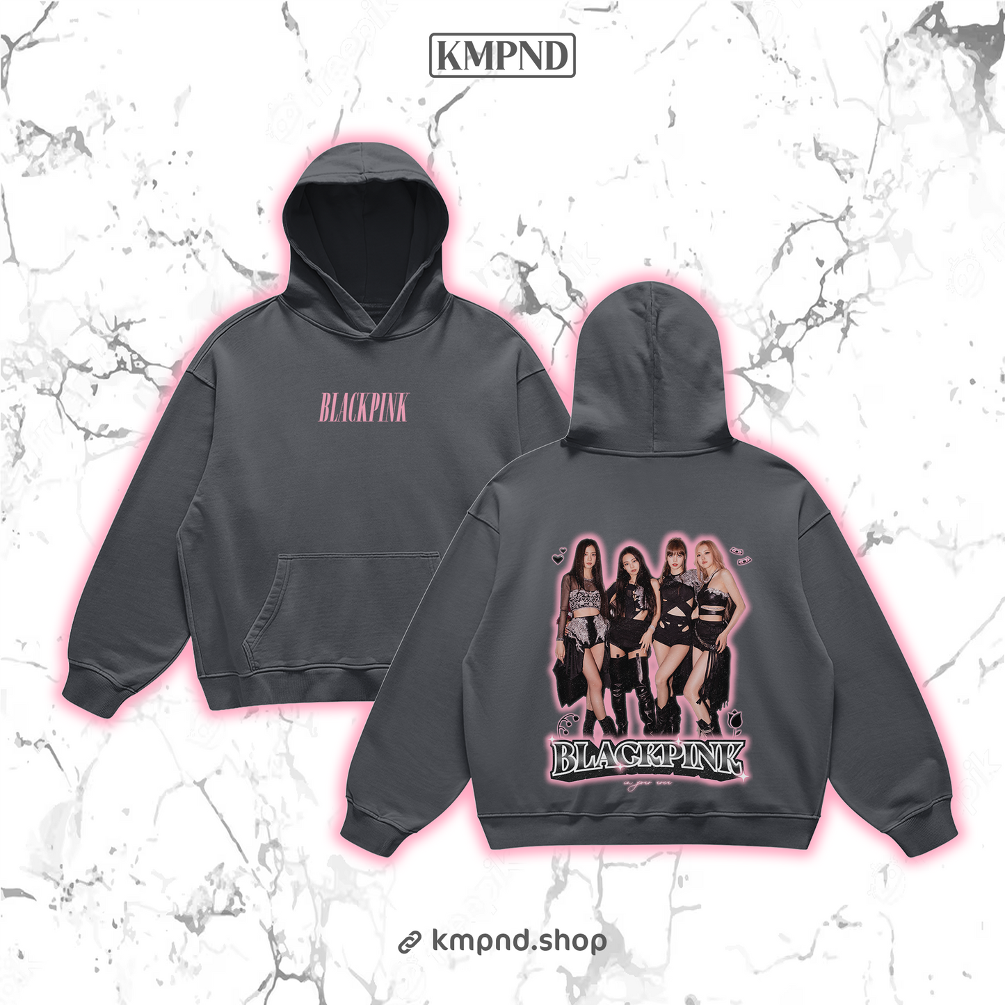 "BORN PINK" Retro Hoodie