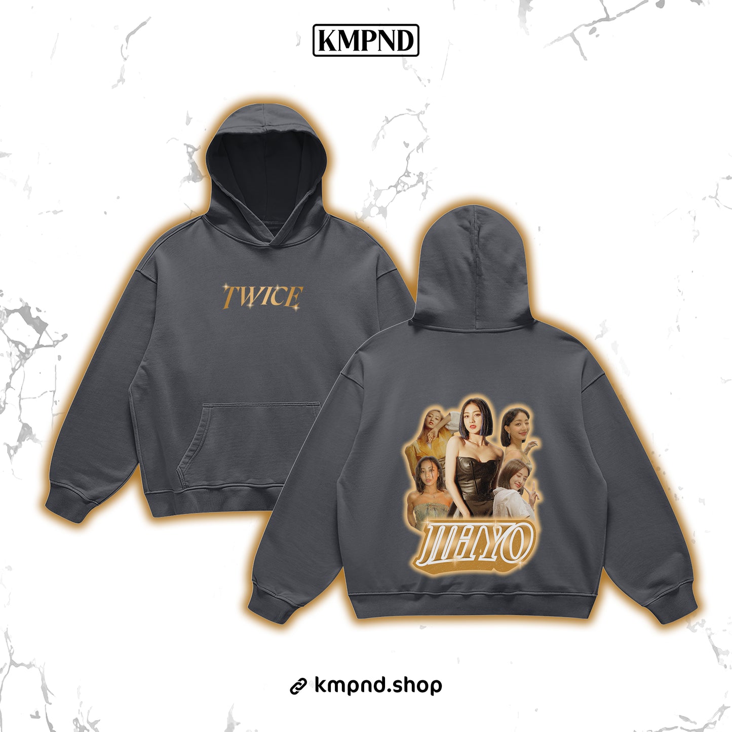 "JIHYO" Retro Hoodie