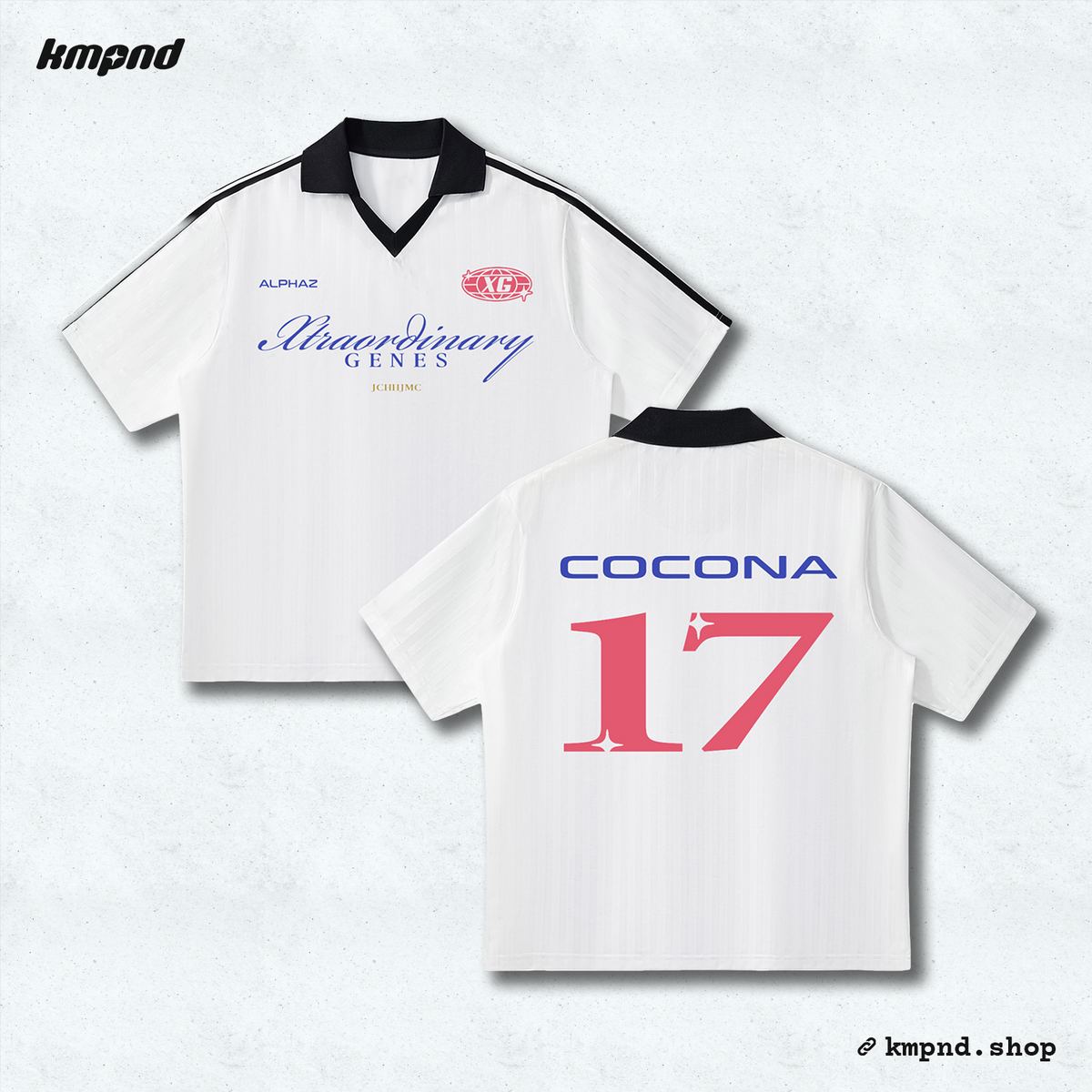 "COCONA" Soccer Jersey [White]