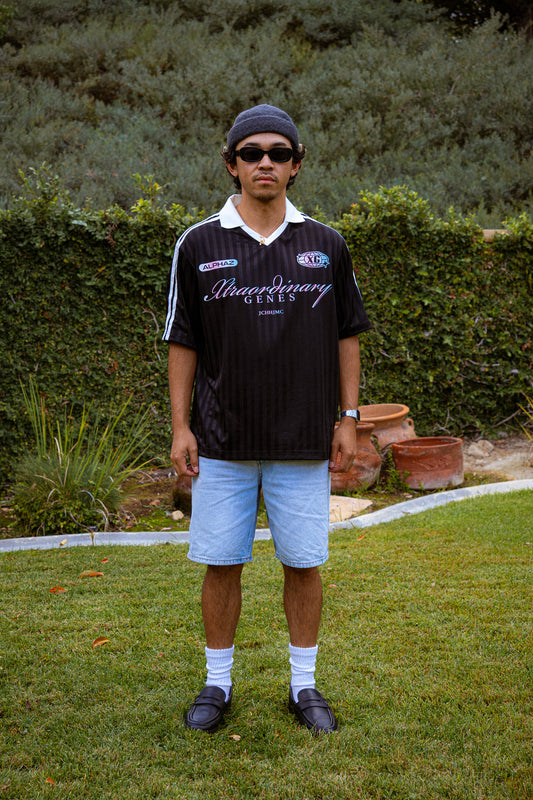 "COCONA" Soccer Jersey [Black]