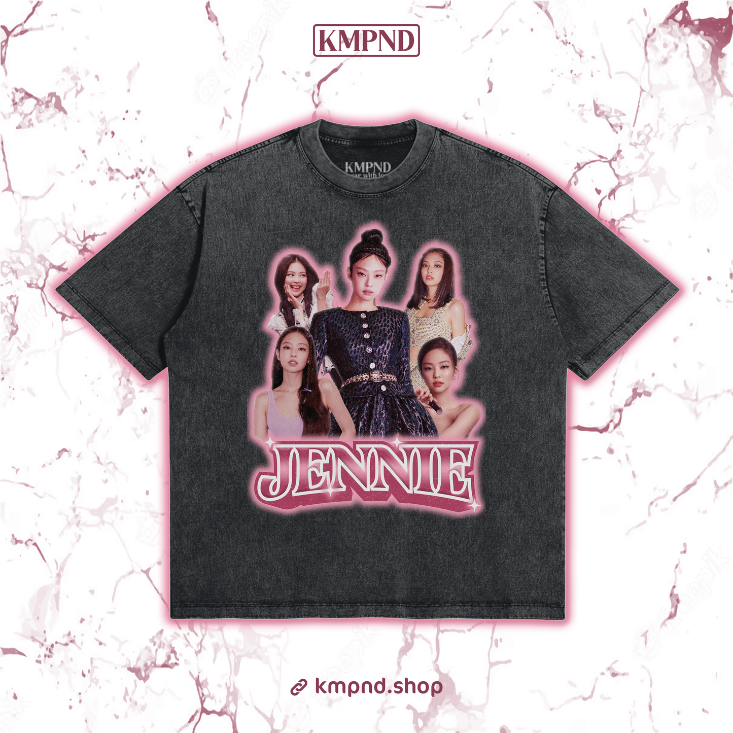 "JENNIE" [PINK] Vintage Shirt