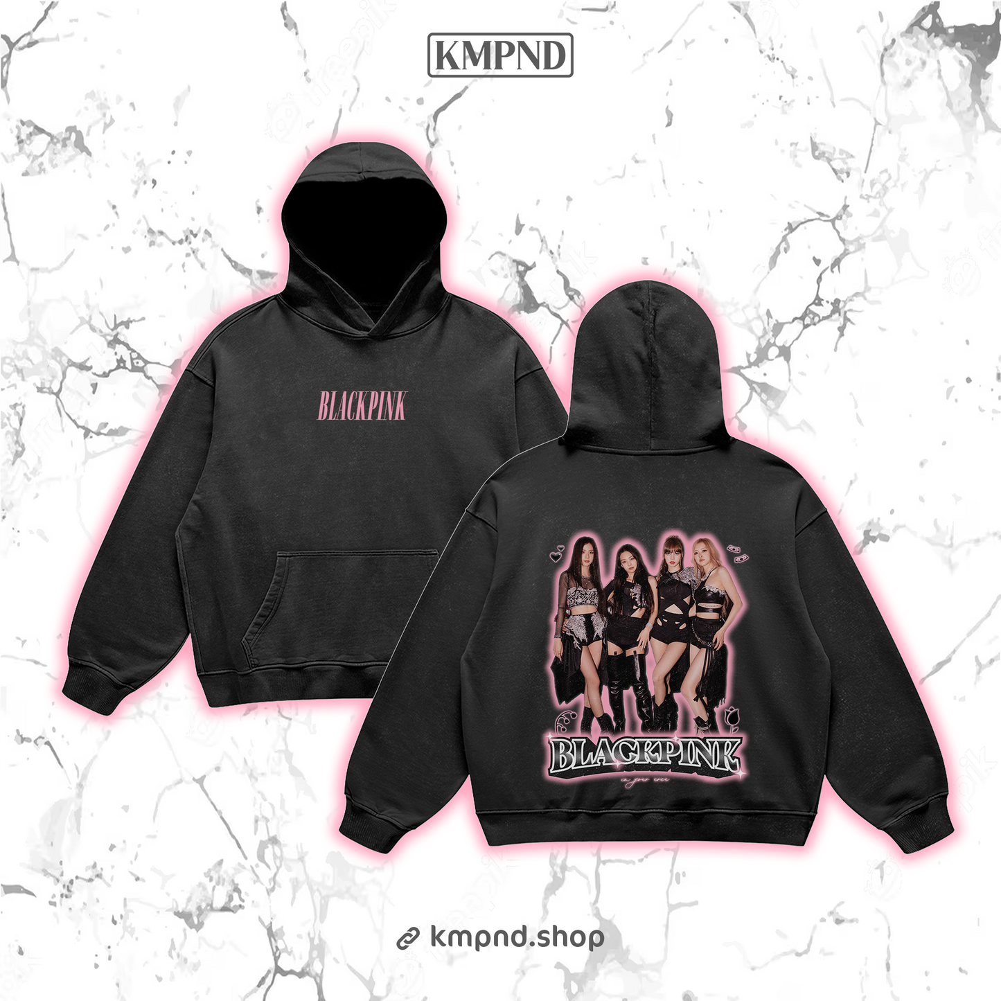 "BORN PINK" Retro Hoodie