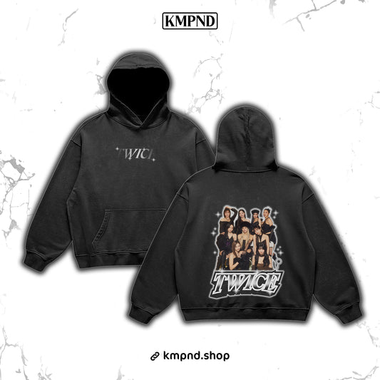 "READY TO BE" [BLACK] Retro Hoodie