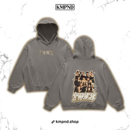 "READY TO BE" [BEIGE] Retro Hoodie