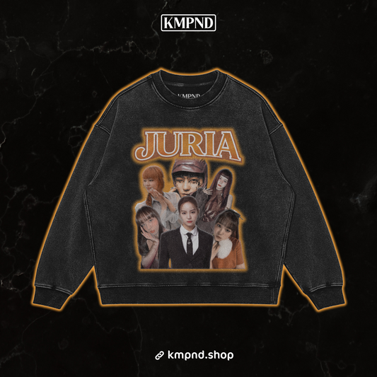 "JURIA" Vintage Crewneck