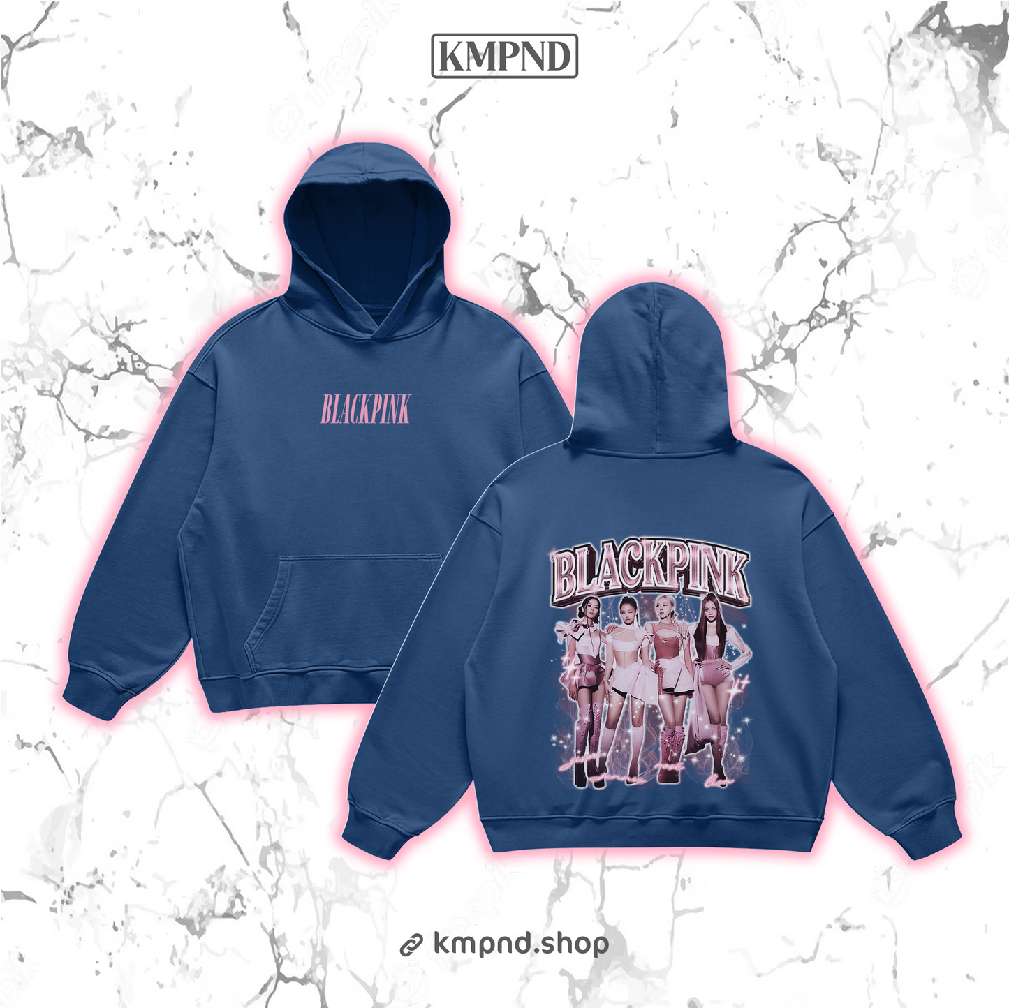 "BORN P" Retro Hoodie