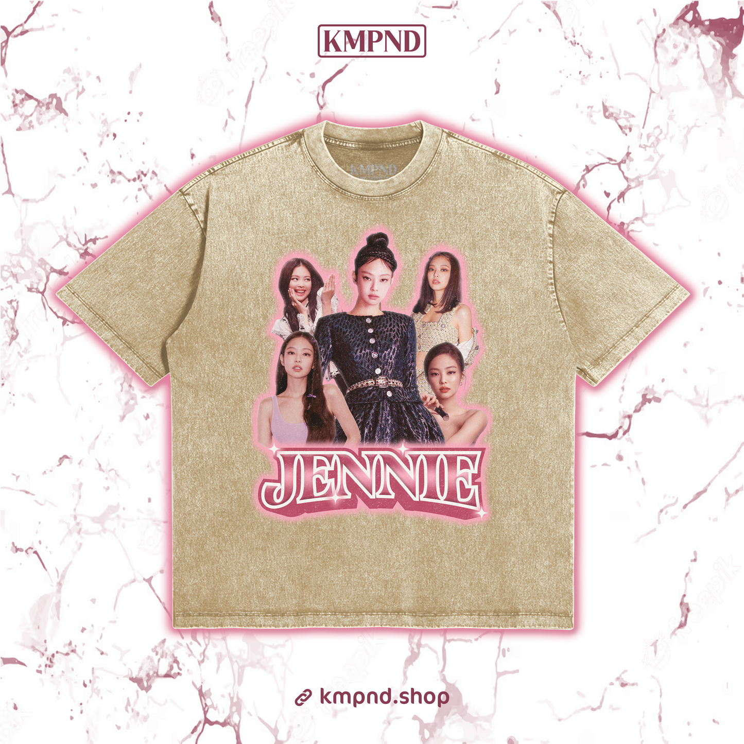 "JENNIE" [PINK] Vintage Shirt