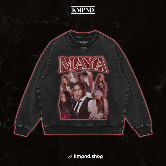 "MAYA" Vintage Crewneck