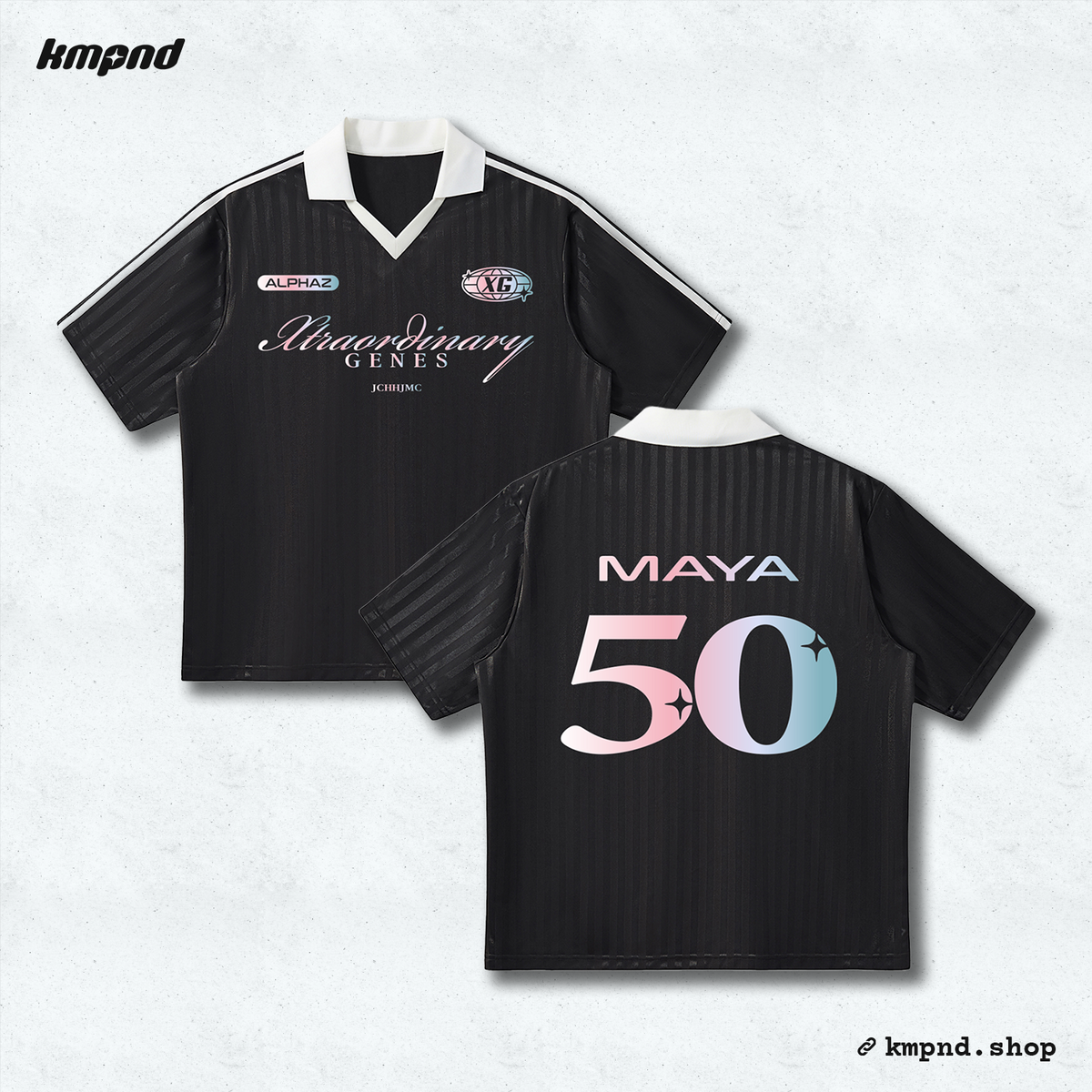 "MAYA" Soccer Jersey [Black]