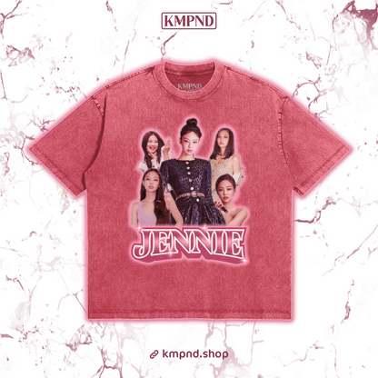 "JENNIE" [PINK] Vintage Shirt