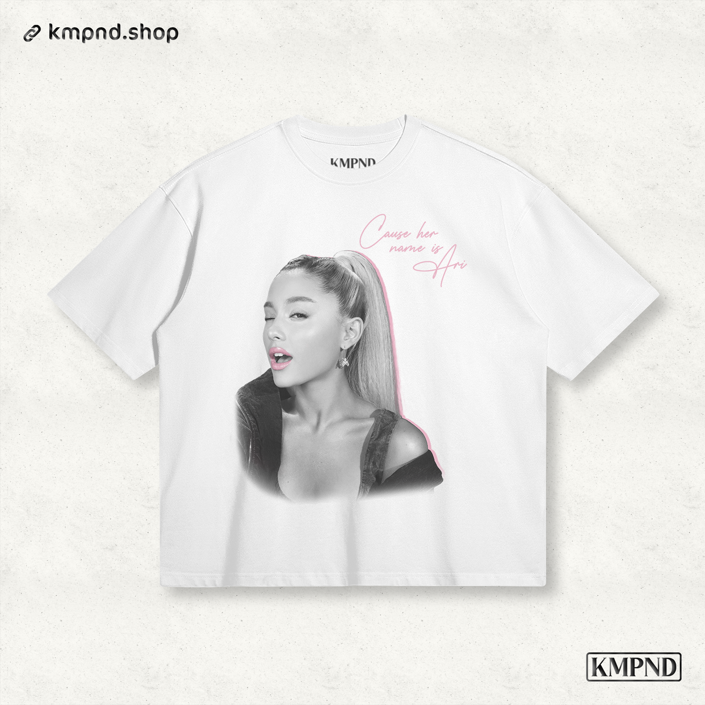 "ARI THANK U" Boxy Shirt