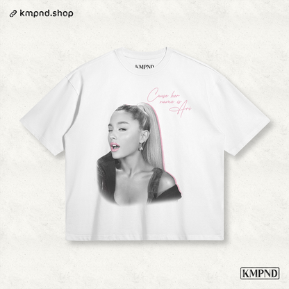 "ARI THANK U" Boxy Shirt
