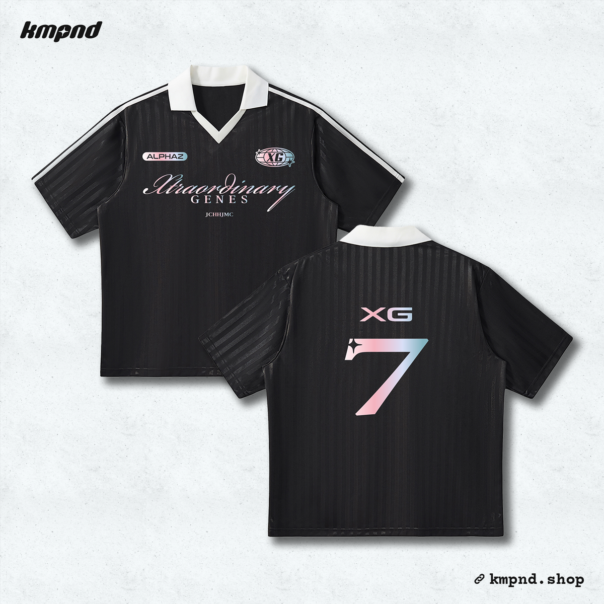 "GENES" Soccer Jersey [Black]