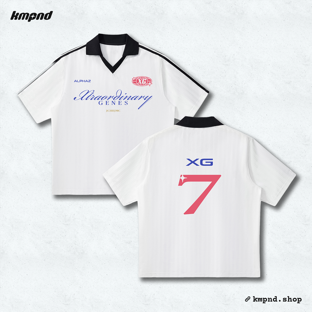 "GENES" Soccer Jersey [White]